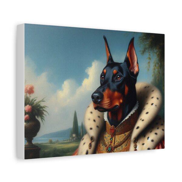 Regal Dog Canvas Wall Art - Customizable - Image 2
