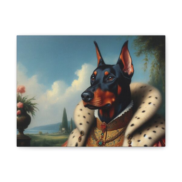 Regal Dog Canvas Wall Art - Customizable