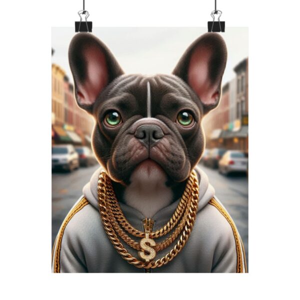 Stylish Dog Portrait Posters - Customizable